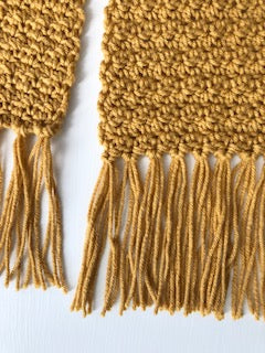 Crocheted Easy Peasy Lemon Squeezy Scarf Pattern