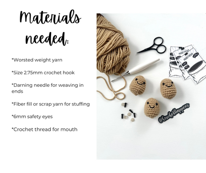 Pocket Potato Crochet Pattern