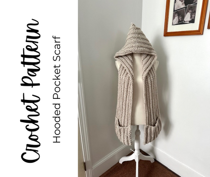 Hooded Pocket Scarf Pattern