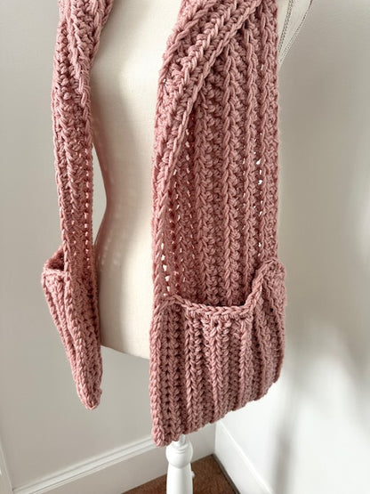 Hooded Pocket Scarf