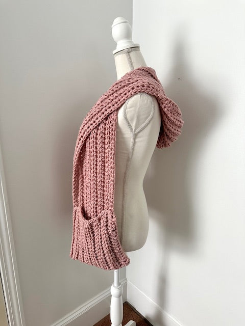 Hooded Pocket Scarf