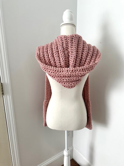 Hooded Pocket Scarf