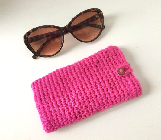 Crocheted Sunglasses Case