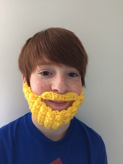 Crocheted Beard - Custom Color