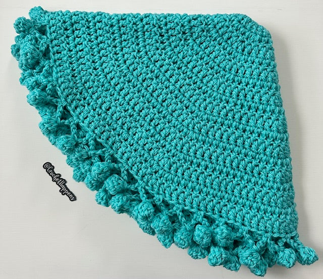 Chunky Bobble Christmas Tree Skirt - Crochet Pattern