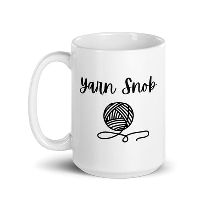 "Yarn Snob" Mug