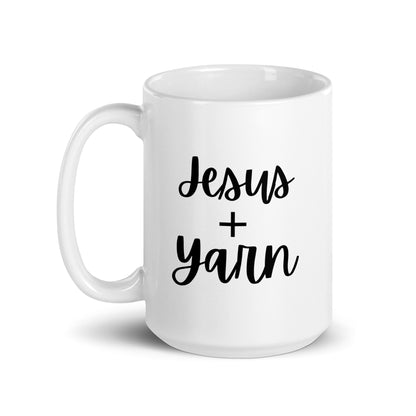 "Jesus + Yarn" Mug