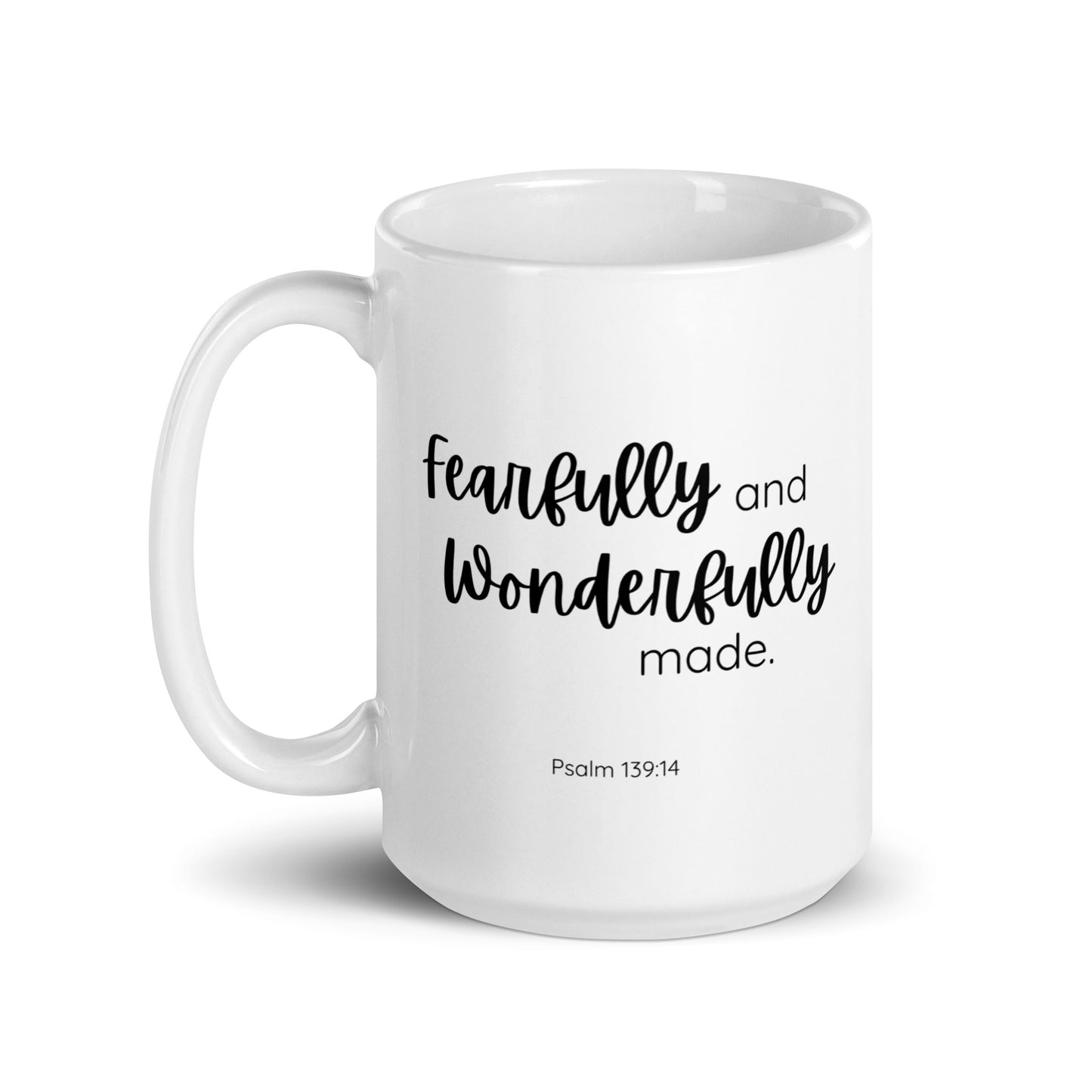 "Fearfully and Wonderfully Made" Psalm 139:14 Mug